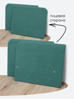 Подлокотники для кресла-кровати Миник, комплект из 2 шт (левый и правый), велюр Dream Mint