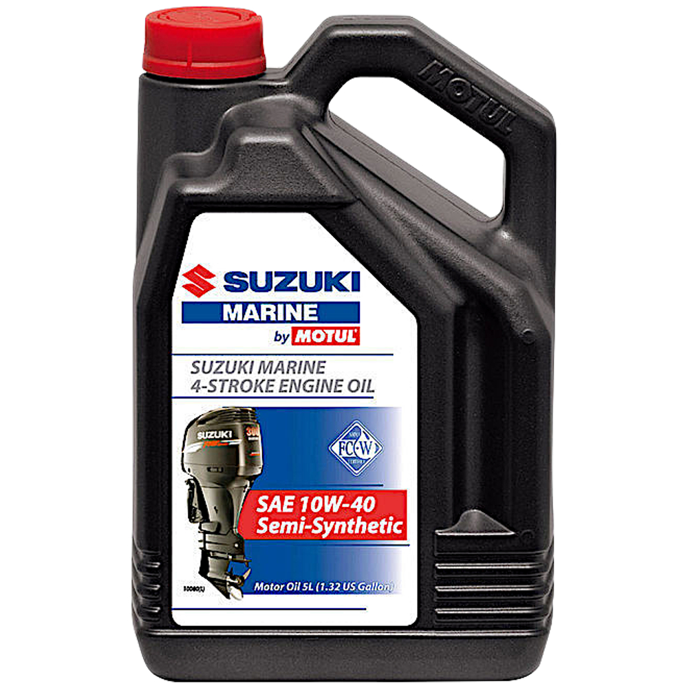 Масло мотор. 4T полусинт. Suzuki Marine 10w-40 5л 108698 / 102085 / 106356