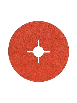 125мм Р80 Фибровый шлифовальный круг (5шт.) SCAR SMOOTH для работ по металлу с керамическим зерном