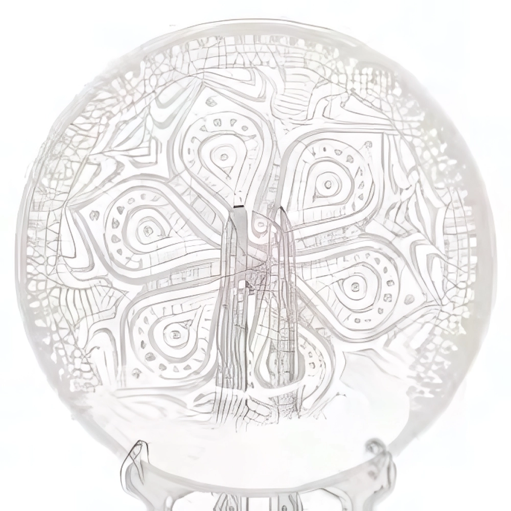 Тарелка десертная 20см «Бохо розовый 10327SLBD43