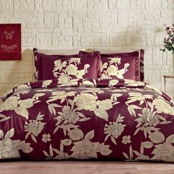 Постельное белье жатый шелк ASPEN горчичный TIVOLYO HOME Турция