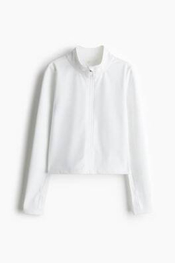 H&M Спортивная куртка SoftMove, белый