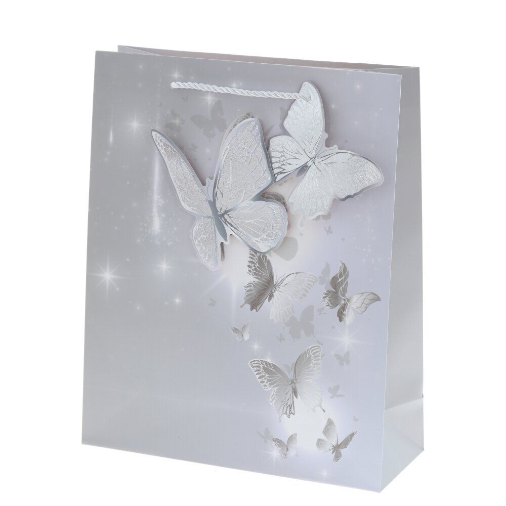 GAEM Пакет подарочный M (бумага 210г/м2, блок микс 12шт), L26 W10 H32 см, 4в.