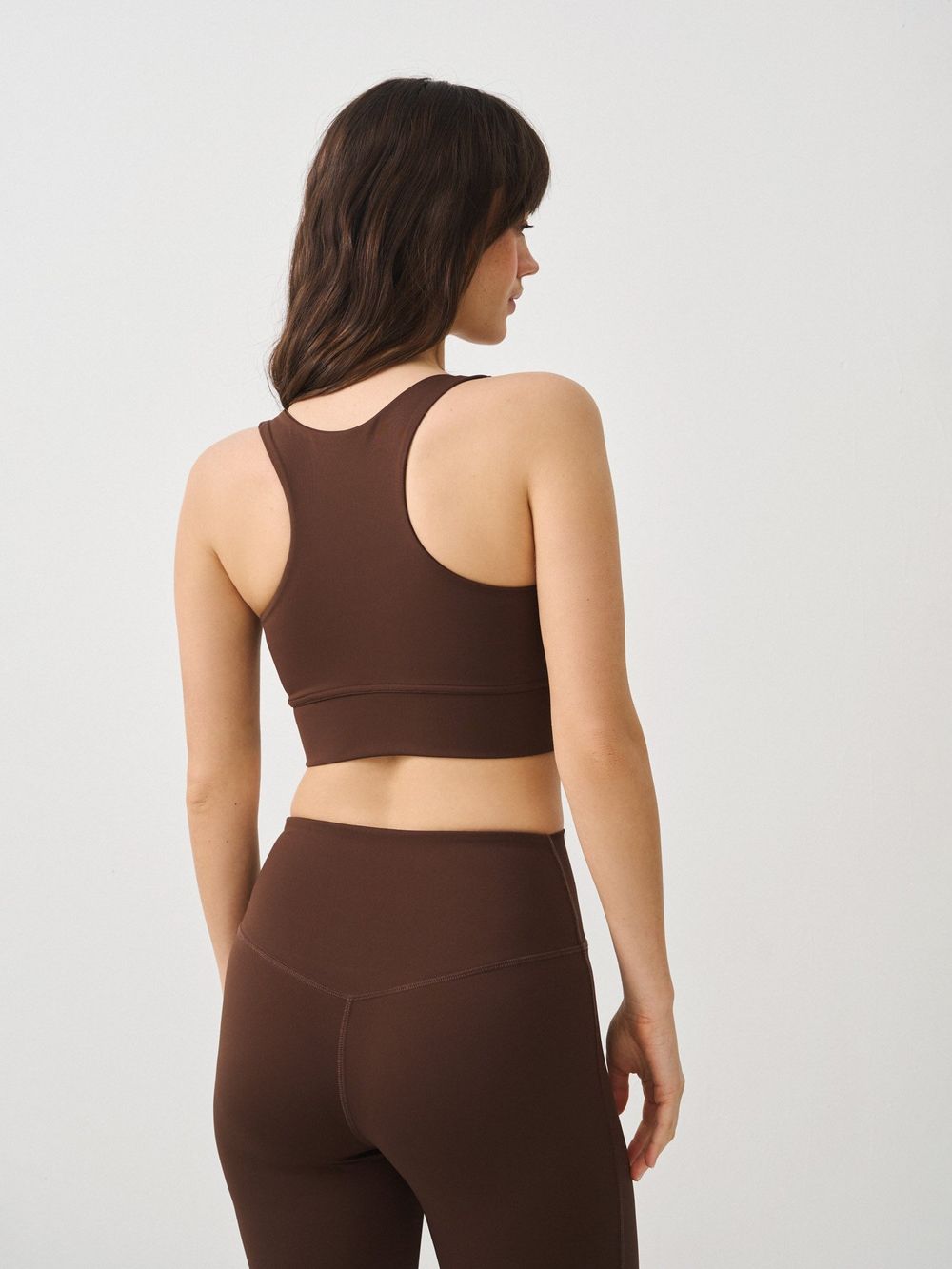 Топ спортивный "Двойной эспрессо" женский