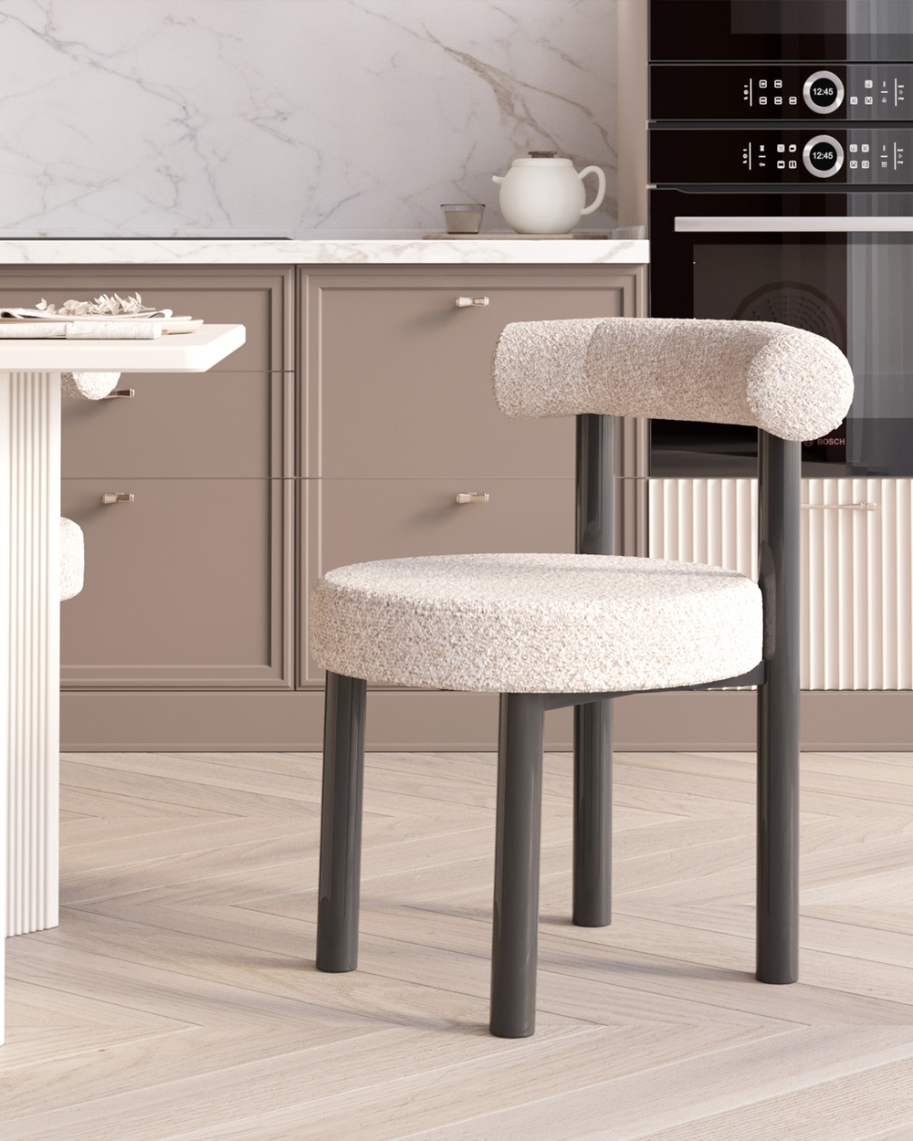 Стул обеденный Tomo бежевый