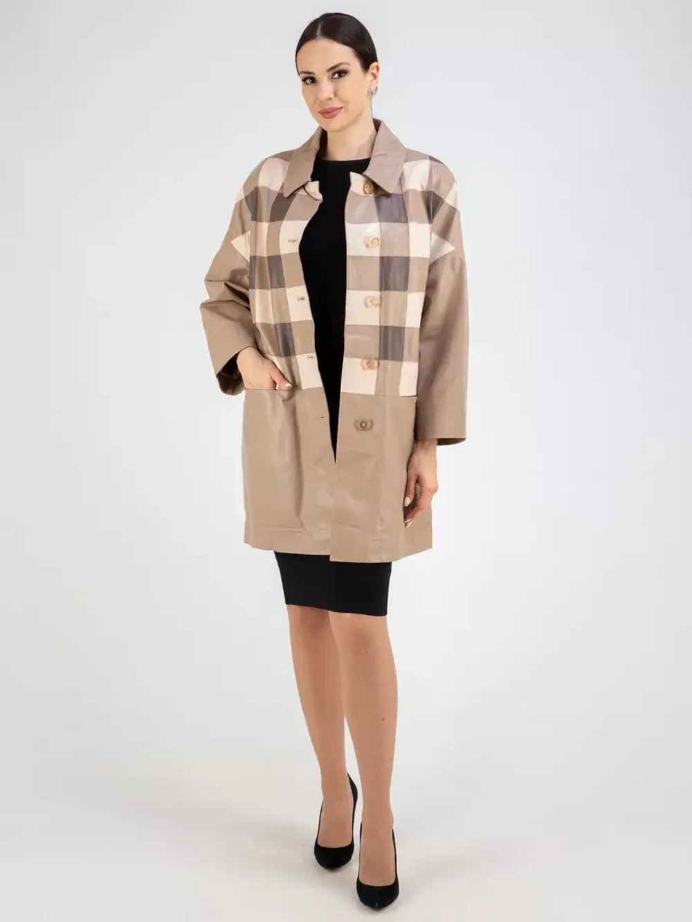 Кожаная куртка демисезонная