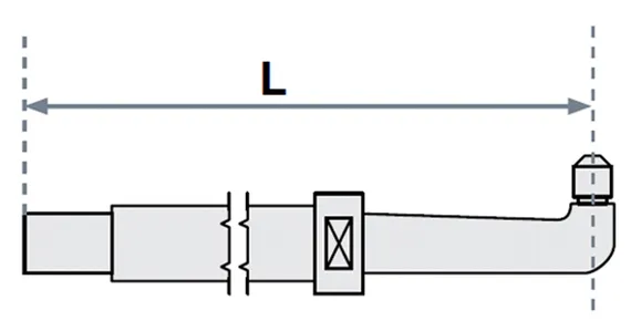 Нижнее плечо прямое Fubag для SG 4-6 O 22×125 мм