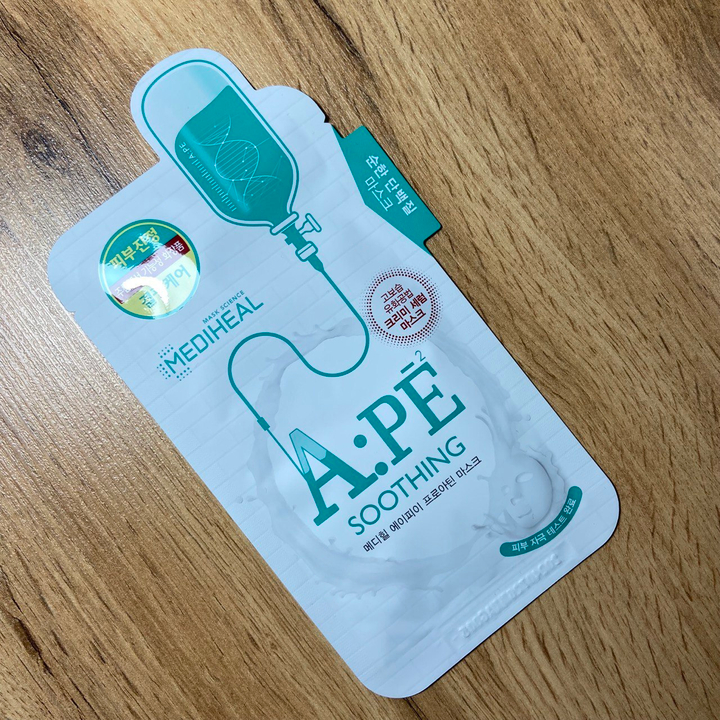 Маска для лица Mediheal A:PE Soothing Mask тканевая успокаивающая с аминокислотами 25 мл