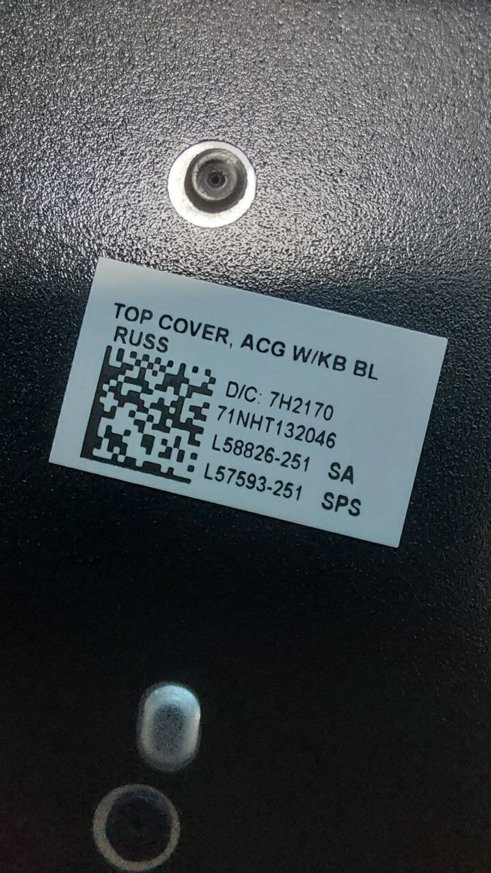 Топ-панель с клавиатурой RU для HP Pavilion Gaming 15-dk0 / 15-dk1 / 15-dk2 (L58826-251) (L57593-251)