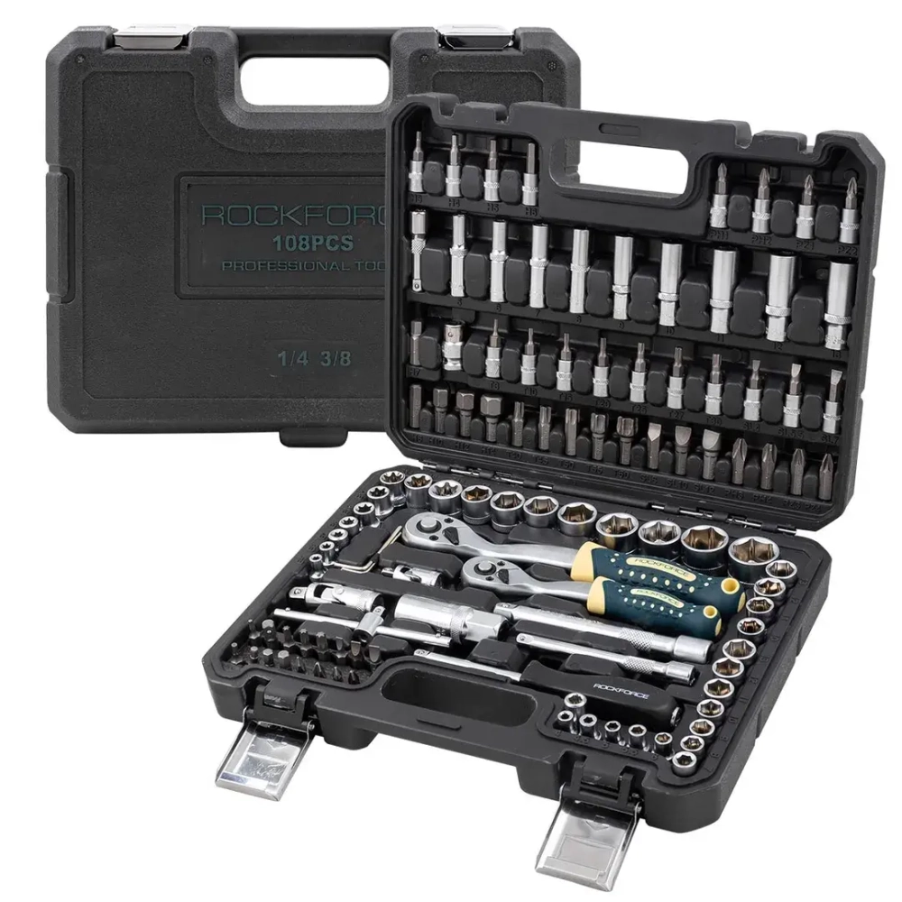 Набор инструментов 108пр. 1/4''3/8''6pt RockFORCE LIGHT RF LIGHT-41082-5DS