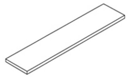 Угловая ступень Rinascente Resin Pearl SCALINO Ang DX правая (620070002742)