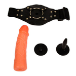 Фаллос с креплением на ногу Baile 17 см, телесный