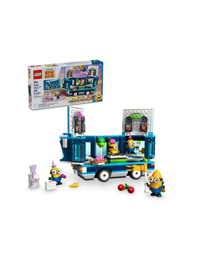 Конструктор Гадкий я 4 75581 Миньоны и автобус для вечеринок