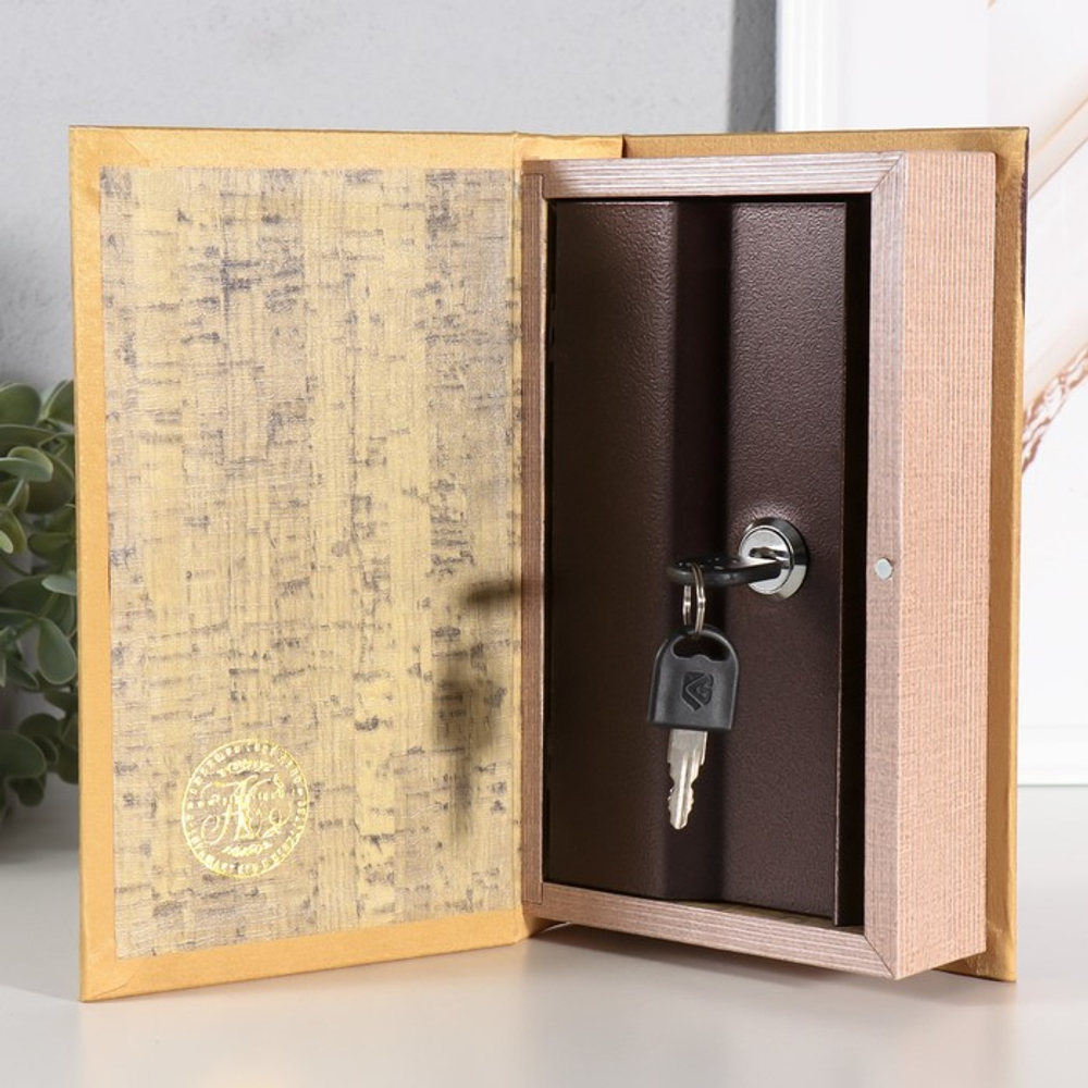 Шкатулка книга - сейф «Дело совершенной секретности», дерево, 21×13×7 см