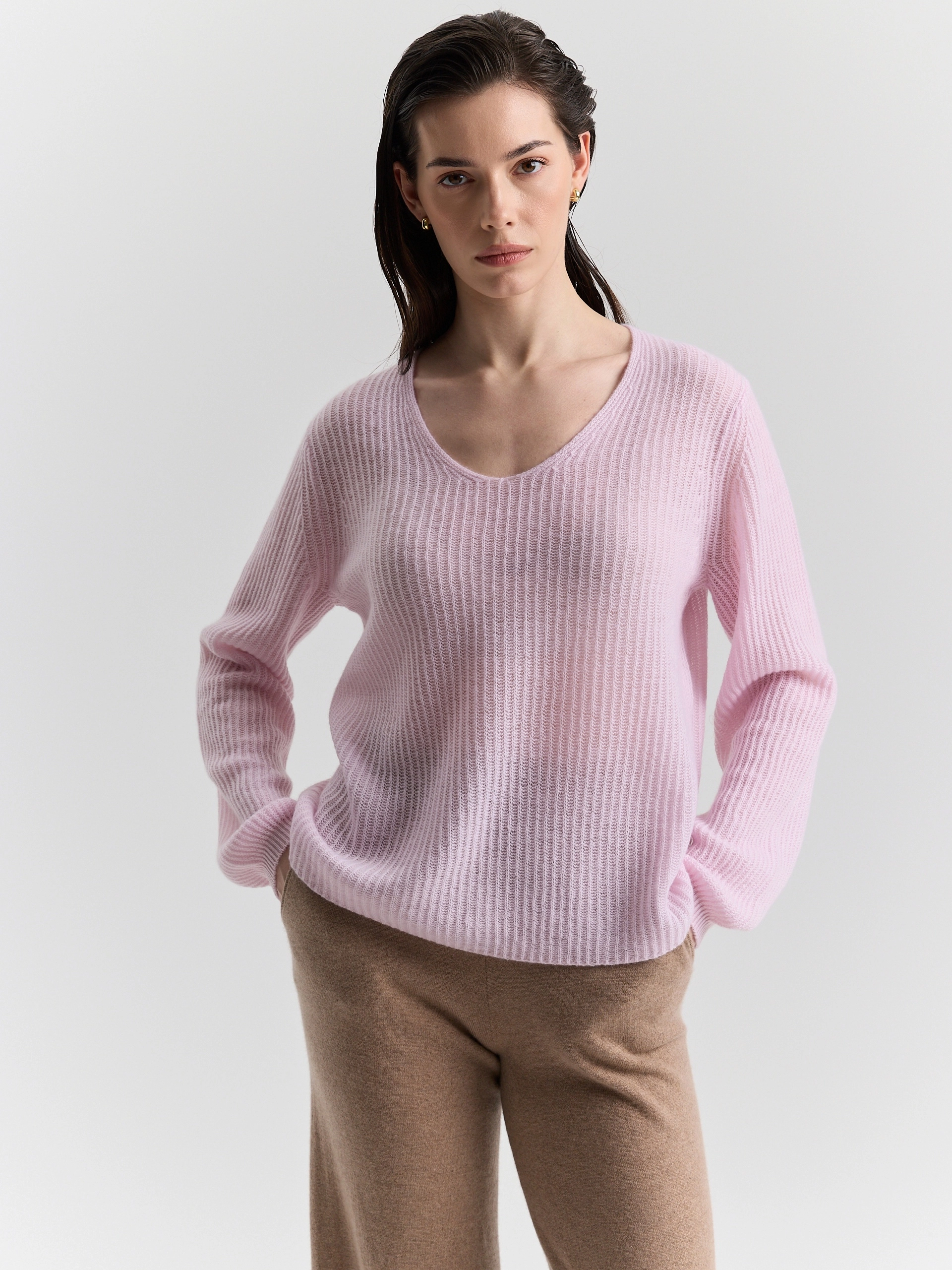 Кашемировый пуловер