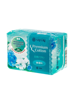 Прокладки гигиенические Sayuri Premium Cotton ежедневные 2 капли 15 см 34 шт