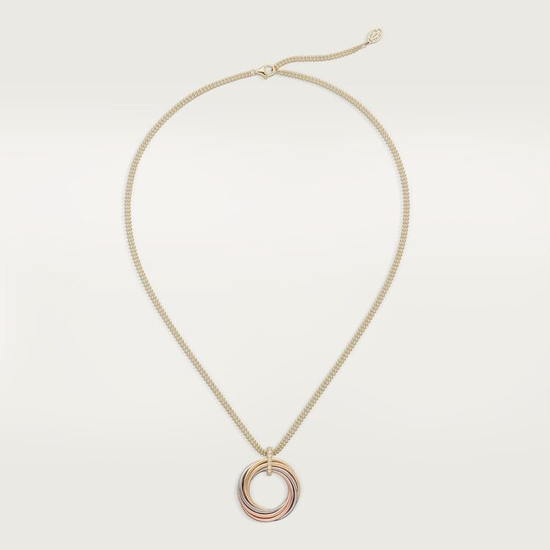 Cartier Trinity pendant, seven rows, diamonds