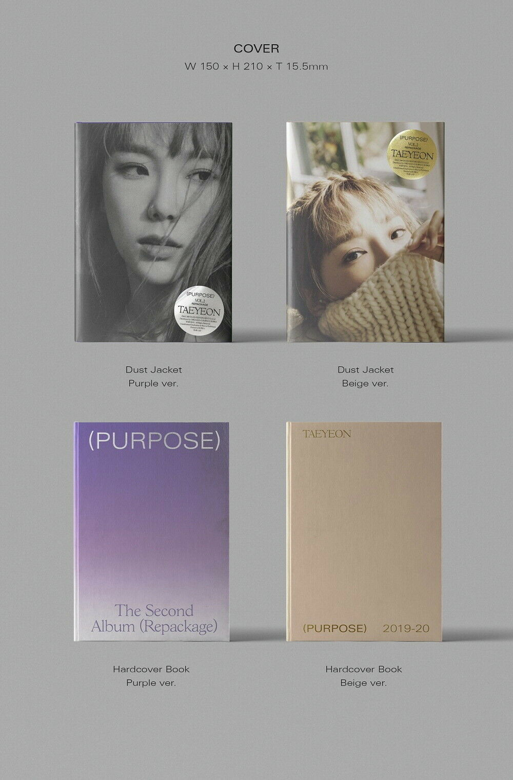 TAEYEON - Repackage PURPOSE