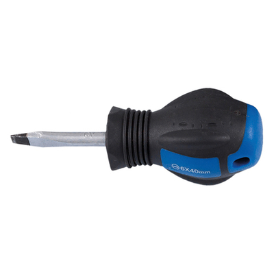 Шлицевая плоская отвертка SL, 40 мм, СТАНКОИМПОРТ, CS-30.01.6x40