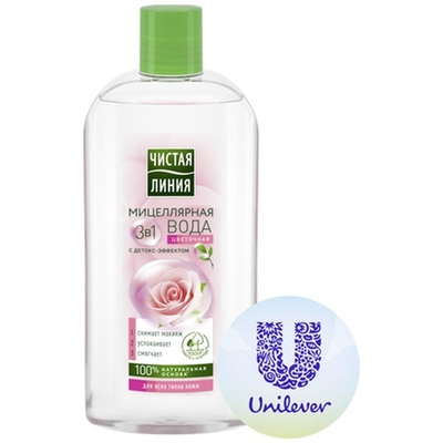 Чистая Линия,Мицеляр,вода 3в1,Цветочная(400мл)