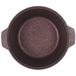 Кастрюля-жаровня 5л диаметром 28см со стекл. крышкой, АП линия «Granit ultra» (red)