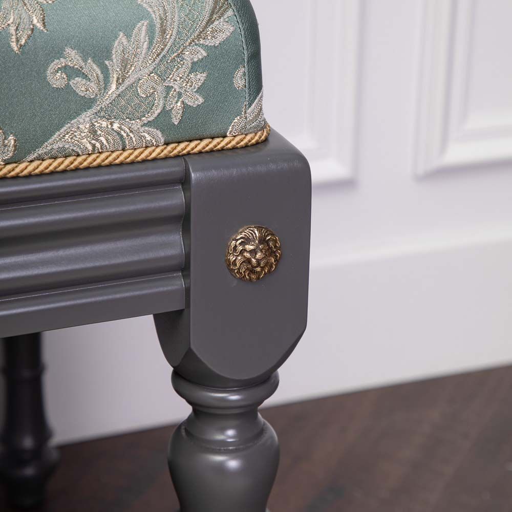 Банкетка Классика 2 Серый Каледония Минт