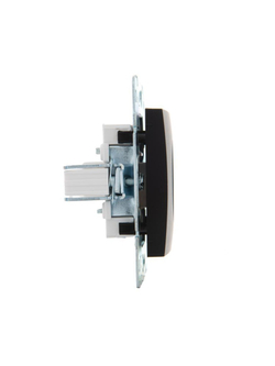 Розетка компьютерная 1-м СП Karina RJ45 механизм черн. бархат LEZARD 707-4288-139
