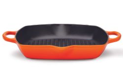 Чугунная сковорода-гриль Le Creuset, 30 см, Бордовая