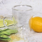 Кружка стеклянная с двойными стенками 280мл «Хай-Тек» для латте