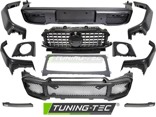 Обвес предназначен для модификации модели W464, в стандартной версии. SPORT BRBS LOOK fits MERCEDES G-KLASA 464