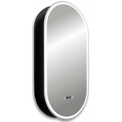 Зеркальный шкаф Abber Kontur 50 AG6339SWHB с подсветкой Черный