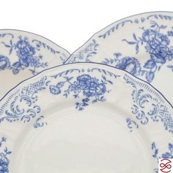 Набор тарелок 18 предметов Bernadotte Синие розы