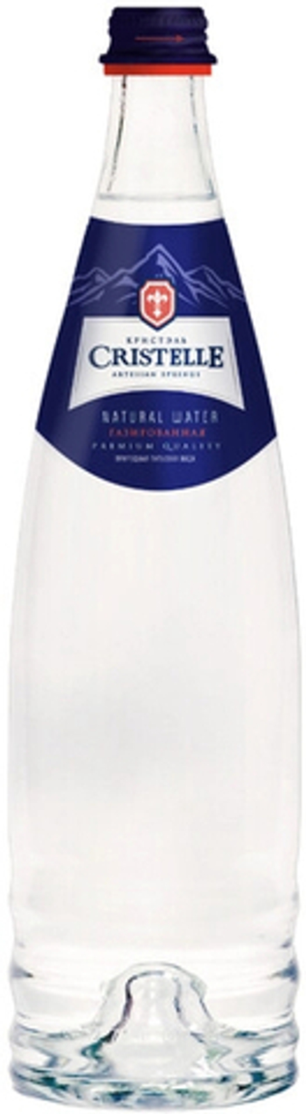 Вода природная минеральная Кристэль Газированная / Сristelle Sparkling 0.75 - стекло