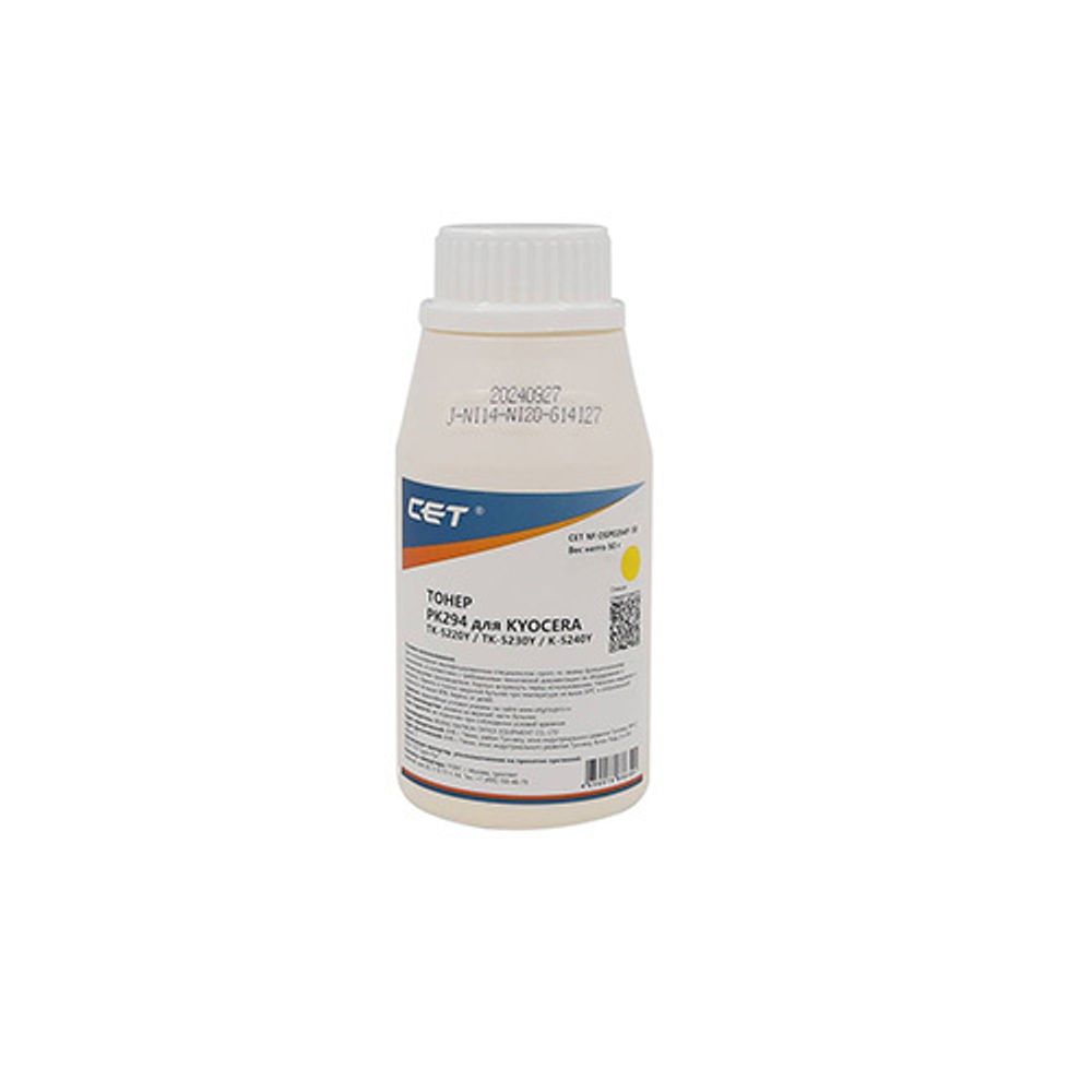 Тонер PK294 для KYOCERA ECOSYS M5521/M5526/P5021/P5026 (Japan) Yellow, 50г/бут, OSP0294Y-50