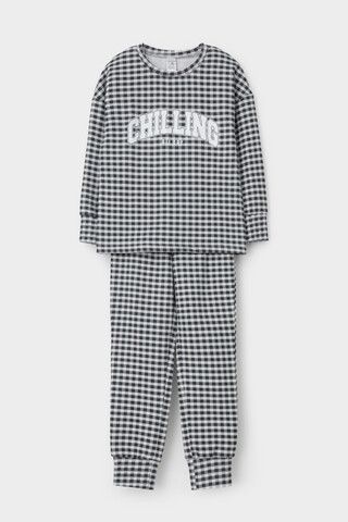 пижама  для мальчика  К 1581/речной перламутр,маленькая клетка
