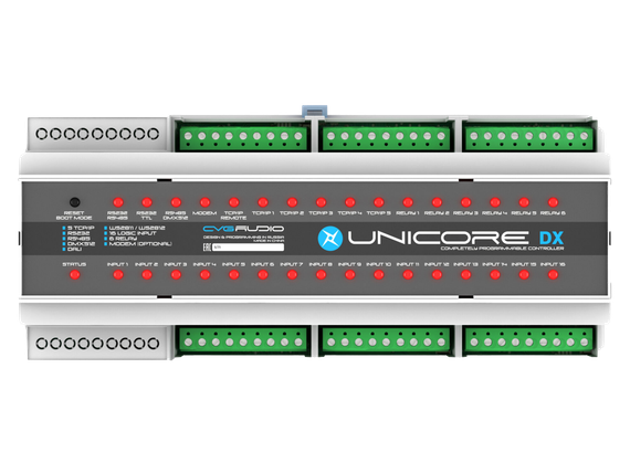 CVGAUDIO UNICORE DX - профессиональный мультифункциональный контроллер комплексного управления внешними устройствами