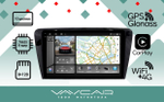Магнитола для Skoda Octavia A7 2013-2020 - Vaycar VA65-0483-2K на Android 13, 8-ядер, 2K QLED, ТОП процессор, CarPlay, 4G SIM-слот