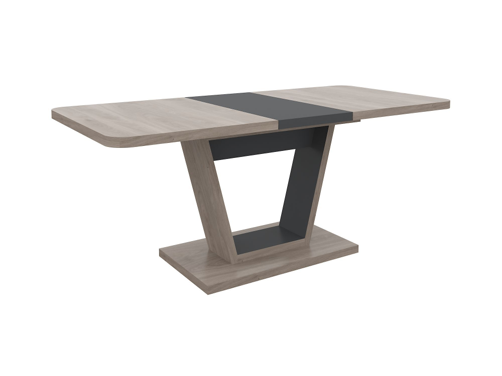 Стол кухонный обеденный раздвижной Сарбия/Серый, Аврора, 120х75х75,5 см АКВИЛОН