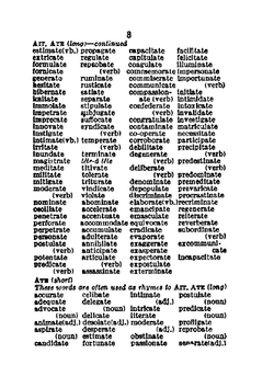 A compact rhyming dictionary | P. R. Bennett