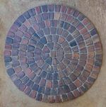 Тротуарная плитка Steingot Классика круговая, цвет Блэнд, Colormix, мультиформат, толщина 60 мм