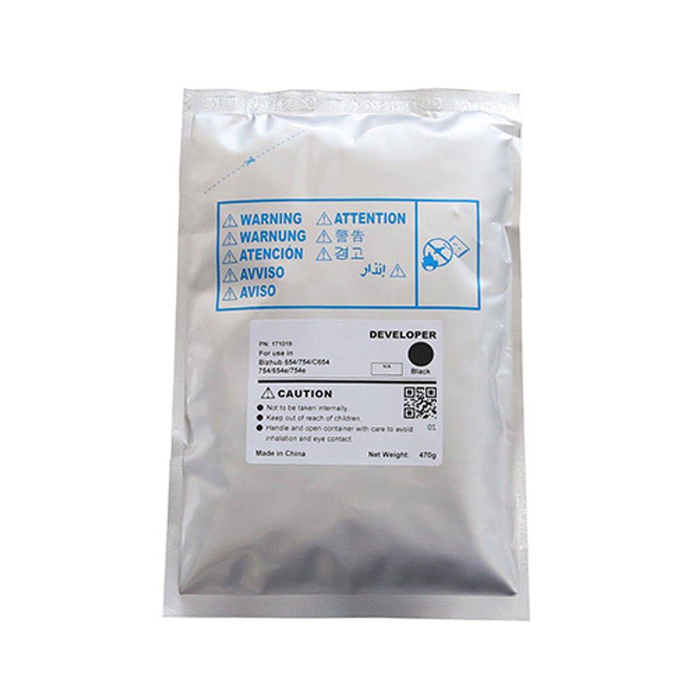 Девелопер для KONICA MINOLTA Bizhub 654/754/C654/C754/C654e/C754e (CET) Black, 470г, CET171019
