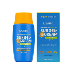 [L.Sanic] Aloe Waterproof Sun Gel-Cream SPF 50/PA++++ - Солнцезащитный крем с алоэ, 50 мл