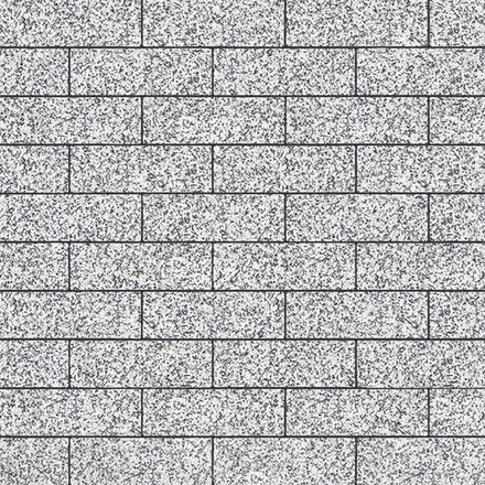 Тротуарная плитка ПРЯМОУГОЛЬНИК 300х100 мм - Стоунмикс Белый с черным