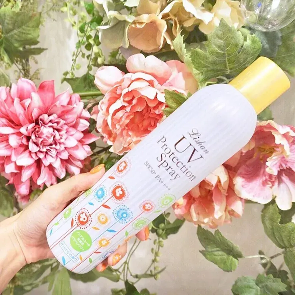 Lishan Солнцезащитный спрей Лишан с запахом мыла - UV Protection Spray SPF 50+ PA++++ , 200 г