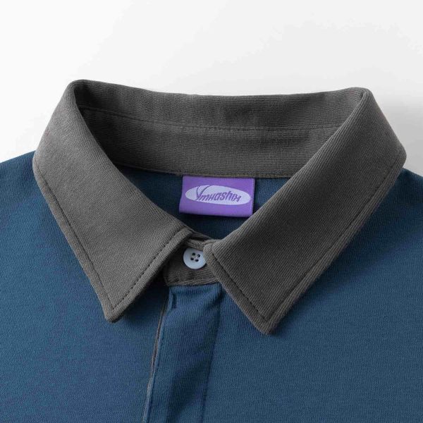 Лонгслив Rugby пыльно-синий - фото 3