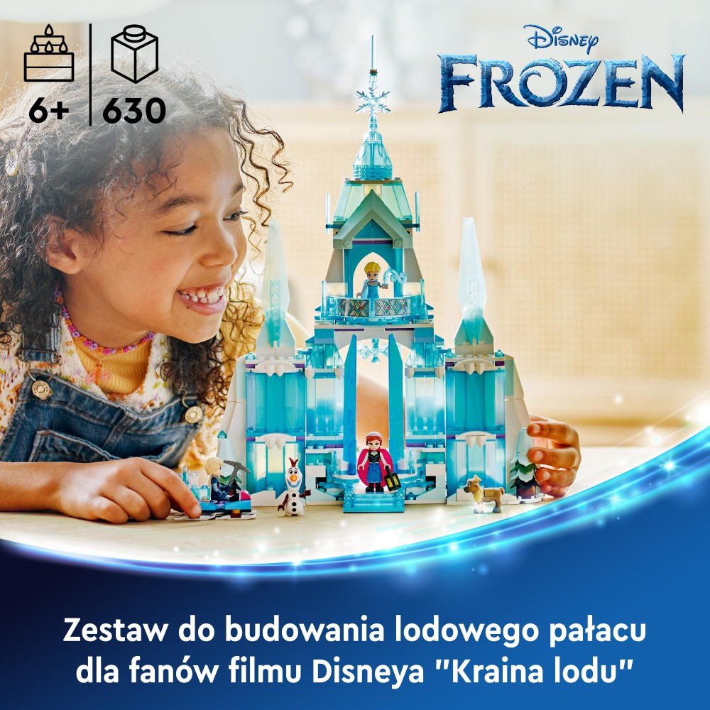 LEGO Disney Королевство Льда - Ледяной дворец Эльзы 43244