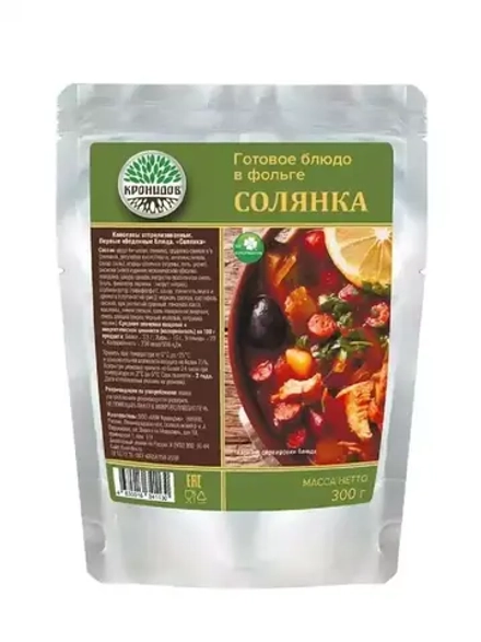 Готовое блюдо Солянка 300 г Реторт-пакет (Кронидов)