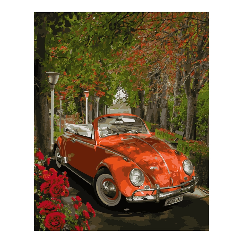 Картина по номерам 40*50см "Оранжевый любимец" (на подрам.) (Lori)