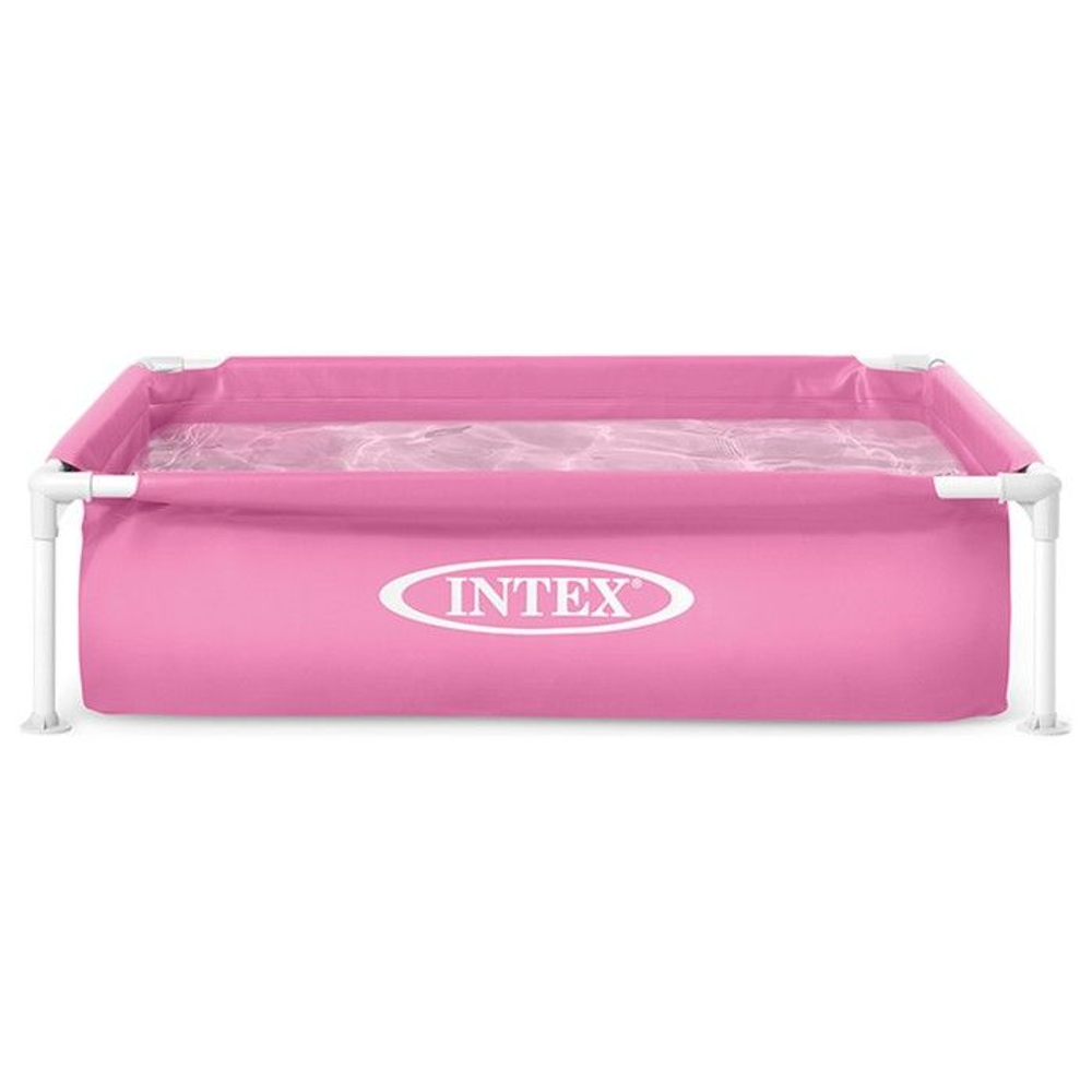 Бассейн каркасный, мини, 122х122х30 см 57173NP INTEX розовый