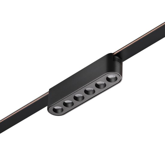 359458 SHINO NT24 098 черный Трековый смарт-светильник для низковольтного шинопровода с двумя режимами работы IP20 LED 6W 24V 3000-6000K EASY